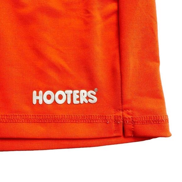 🔃Hooters Logo Orange Waitress Uniform Shorts - Picture 3 of 6